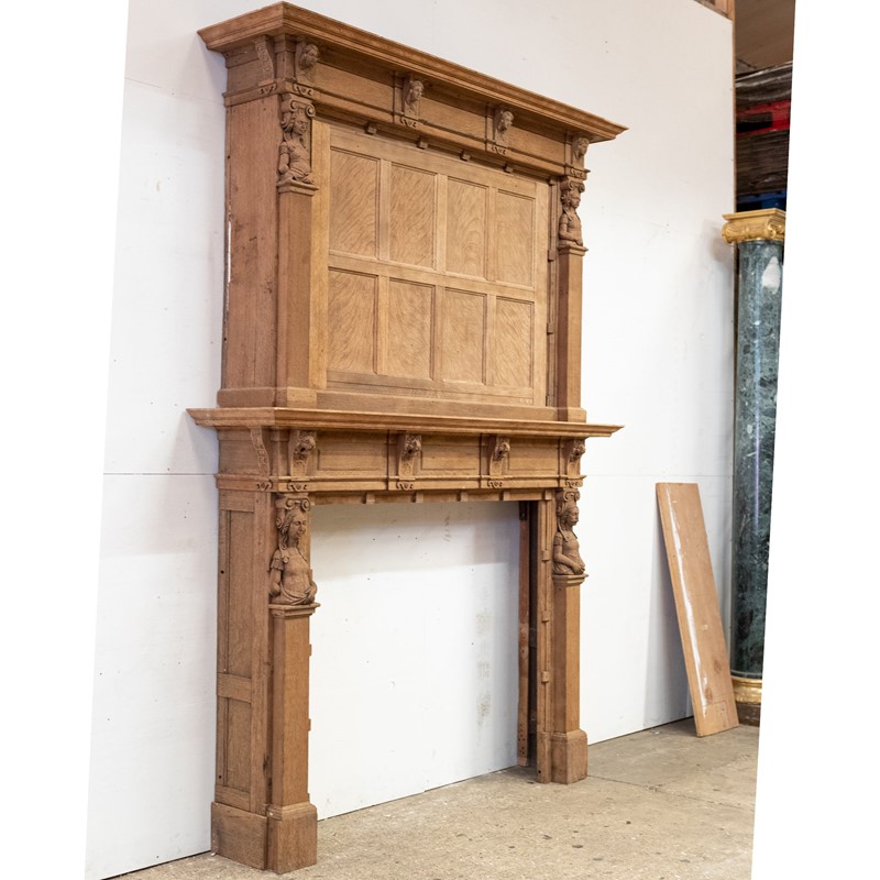 Antique Carved Oak Jacobean Style Fireplace -antique-fireplaces-london-antiquecarvedjacobeanfireplacesurroundwooden-15-2048x-main-637649883657281782.jpeg
