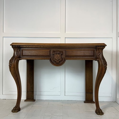 Oak Console Table