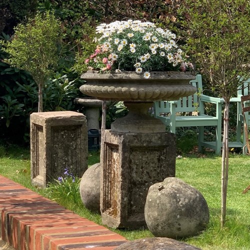 Shallow Garden Urn