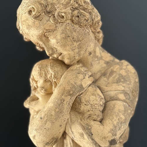 Antique J.M. Blashfield Terracotta Statue