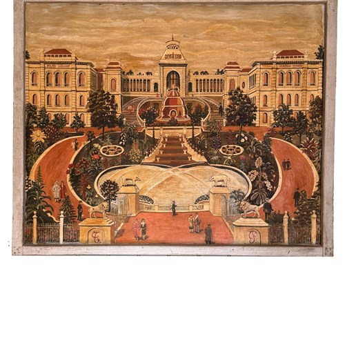 Palais Longchamp In Marseille On Canvas