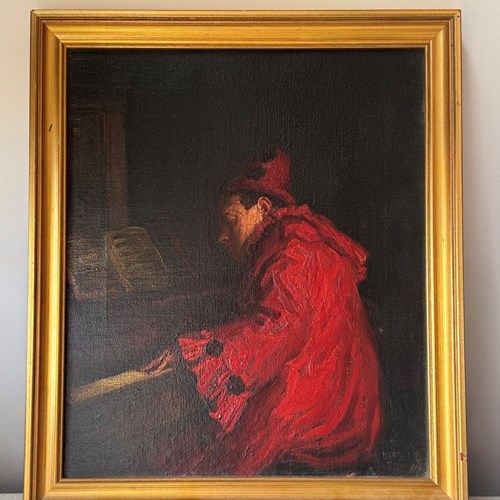 Clown At Piano - Herbert Johnson Harvey (1884-1928)