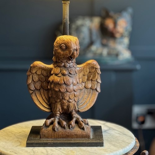 Pair Of Owl Lamps