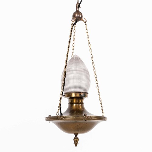Early 20Th Century Holophane Sanctuary Light