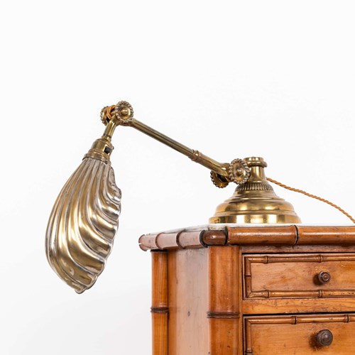 Antique Portable Brass Dugdills Desk Lamp