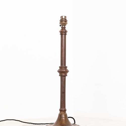 Early 20Th Century Brass GEC Table Lamp