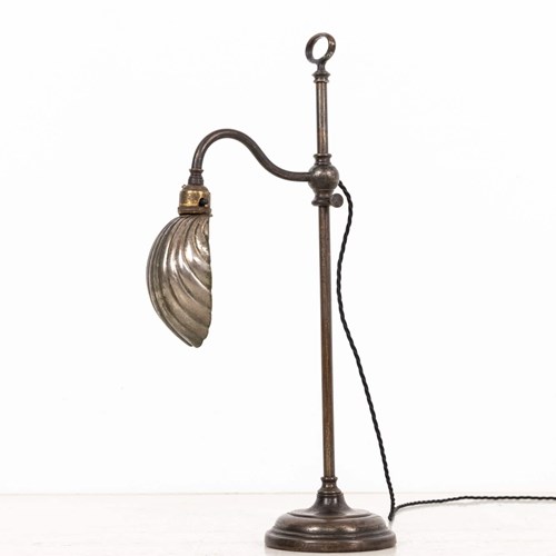 Early 20Th Century Brass Desk Lamp