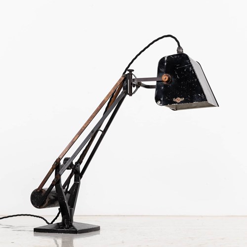 Vintage Industrial Horstmann 'Pluslite' Desk Lamp