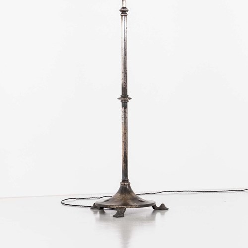 Early 20Th Century Art Nouveau Silver Standard Floor Lamp