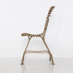 Antique French 'Arras' Garden Chair...