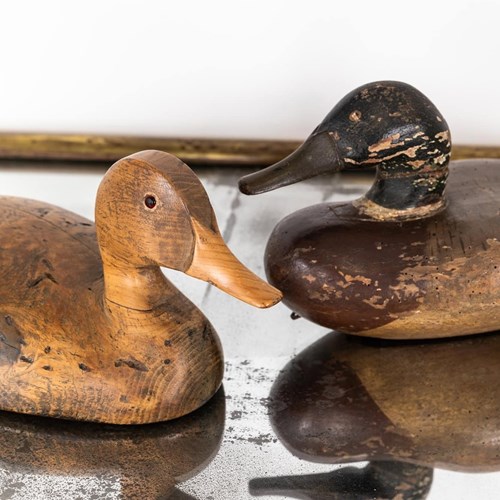 Hand Carved Mallard Duck Decoys