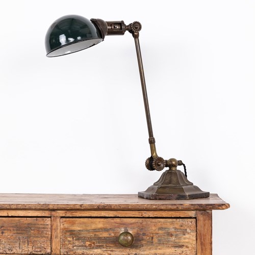 Antique Brass Dugdills Desk Lamp 