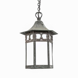 Antique Verdigris Copper GEC Porch ...