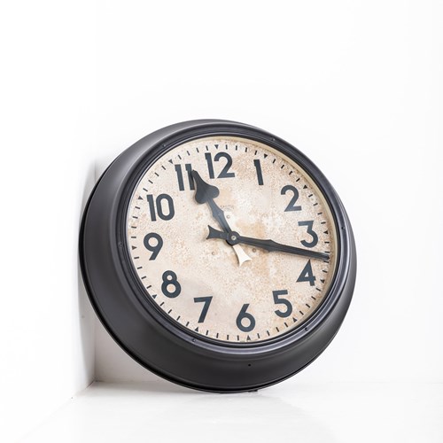 Vintage Industrial Smiths 'Sectric' Wall Clock 