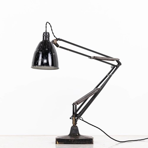 Vintage Black Herbert Terry 1208 Anglepoise Desk Lamp