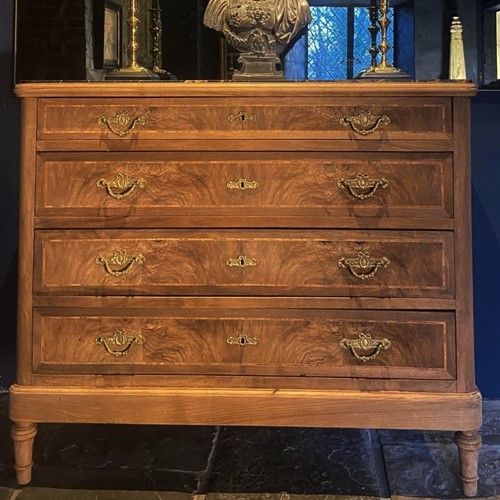 19Th Century Bleached Walnut Commode