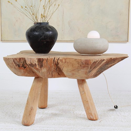 Beautiful Unique Artisan Organic Pebble Table Lamp