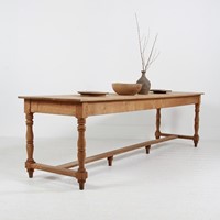Stunning French 19thc Oak Drapers/Console Table
