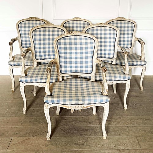 3 Pairs Of French 19Th C Bergeres Armchairs - Circa 1870