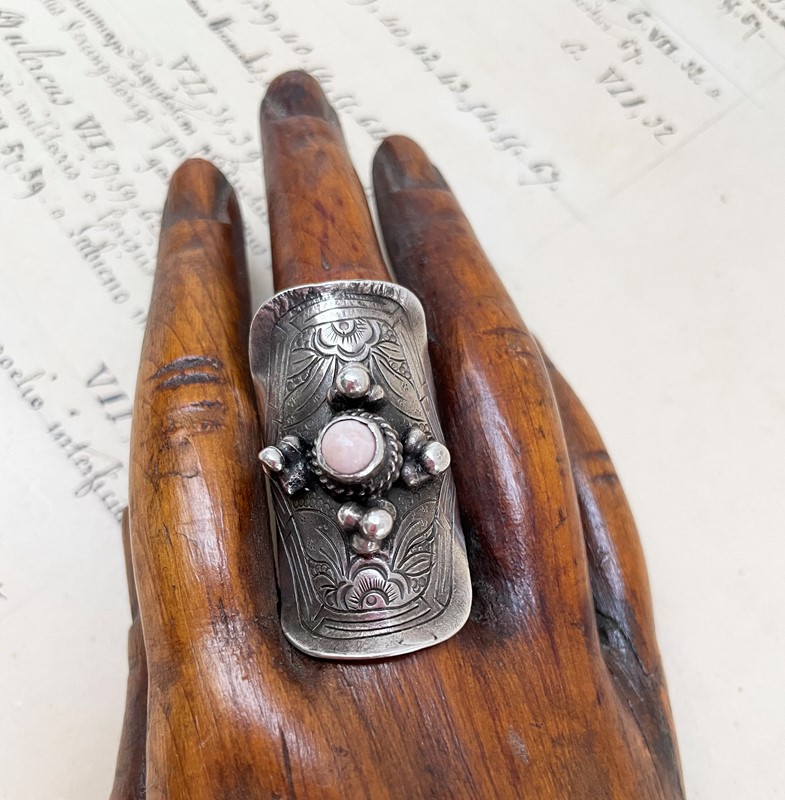 19th c Afghan etched Silver saddle Ring - c 1880-appley-hoare-afghanring1-main-638013579858735110.jpg