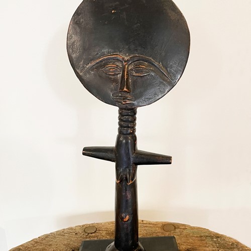 Hand Carved Fertility Doll from the Akuaba Tribe 