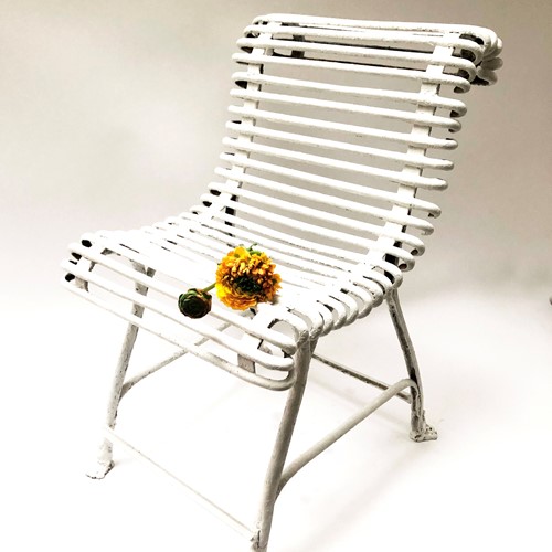 A Single Small 19Th C French Arras Chair - C 1890
