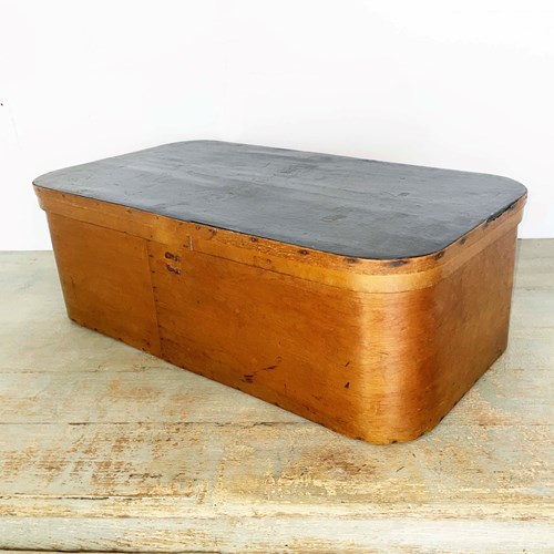 19Thc Norwegian Bentwood Lidded Box