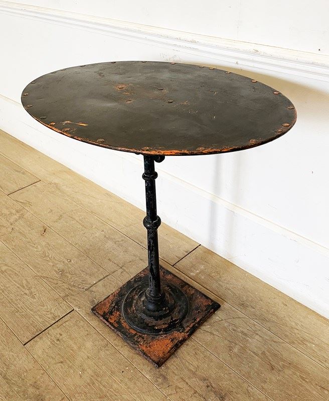 A Lovely 19Th C French Oval Cast Iron Table - Circa 1880-appley-hoare-blackovaltable2-main-638249509764815966.jpg