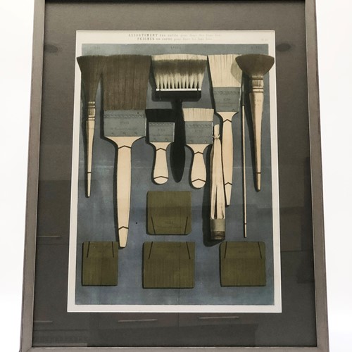 French framed Brush print from Catalogue - 1890