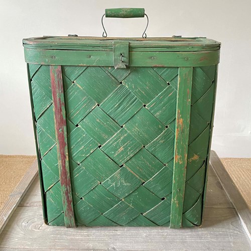 19Th Century French Cherry Pickers Basket - Circa 1880