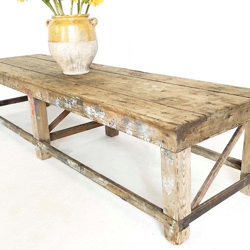 20Th Century French Rustic Coffee Table
