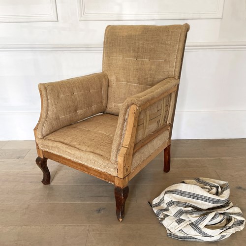 French 19Th Century Deconstructed Armchair - Circa 1890