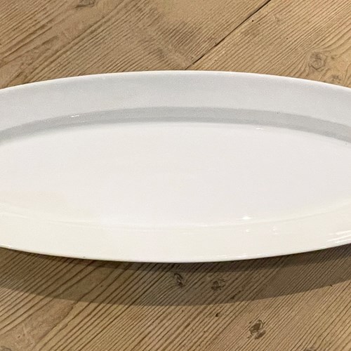 Large 19Th C Italian Fish Serving Plate