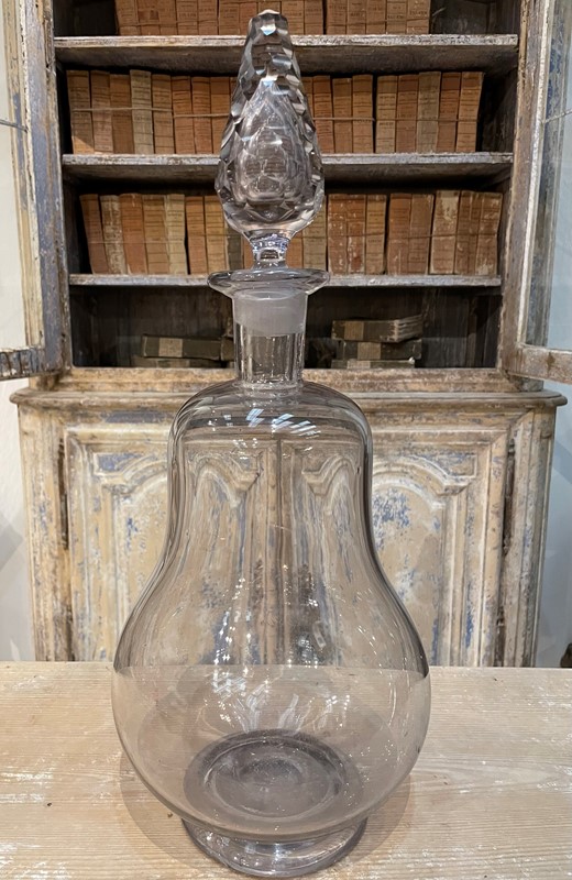 Large 19th c French Glass Carboy - circa 1850-appley-hoare-frenchpharmacycarboy8-main-637997370230572299.jpg