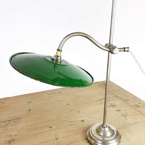 French 20Th C Rise & Fall Desk Lamp No.4 - Circa 1940