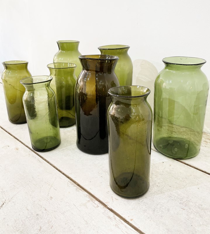 Collection Of Early 19Th C French Glass Jars - Circa 1820-appley-hoare-greenpicklingjars1-main-638217497246589263.jpg