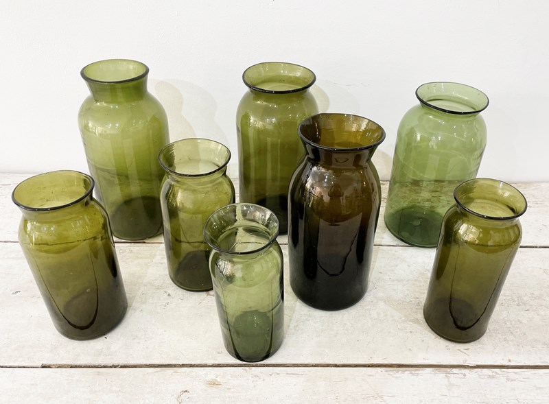 Collection Of Early 19Th C French Glass Jars - Circa 1820-appley-hoare-greenpicklingjars2-main-638217497514407357.jpg