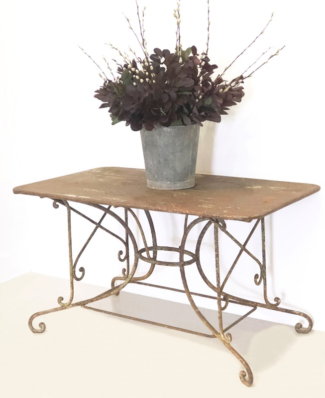 19th c Large French Wrought Iron Table - circa 187-appley-hoare-irontable1a-main-637693955844499646.jpg