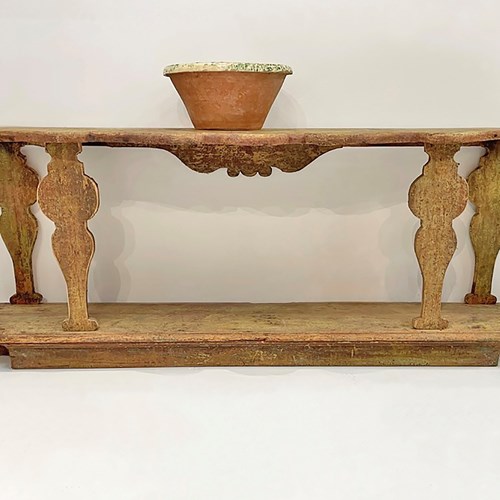 18Th Century Italian Console Table With Superb Shape