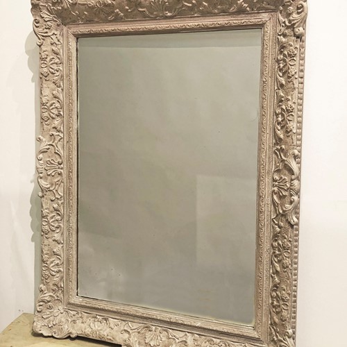 19Th Century French Carved Mirror - Circa 1890