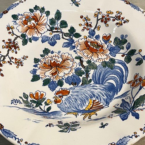 French 20Th C Decorative Soup Plate