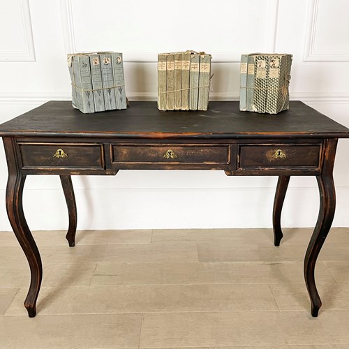 19Th Century Swedish Desk In The Rococo Style - C 1850