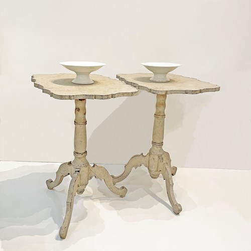 Pair Of 19Th Century Swedish Gustavian Style Side Tables