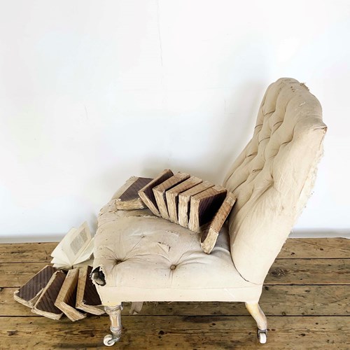 Early 19Th Century French Slipper Chair