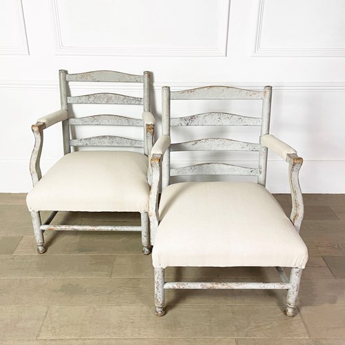 Pair Of 19Th Century Swedish Armchairs