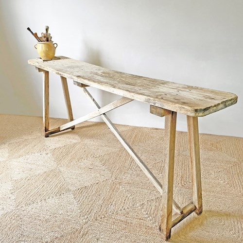19Th Century French 'Table A Laver' Or Washing Console - Circa 1880