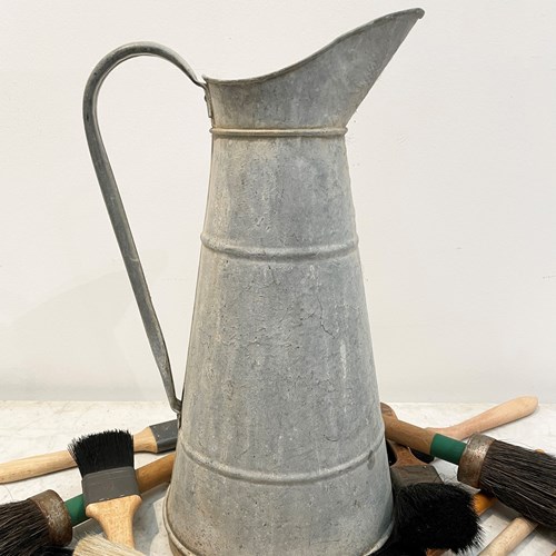 Large French Zinc Jug - Circa 1900