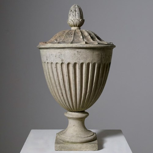 A Fine 18Th Century Coade Stone Finial