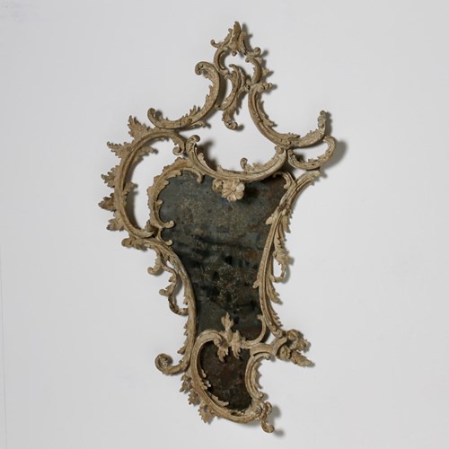 George Iii Carved Pine Rococo Mirror