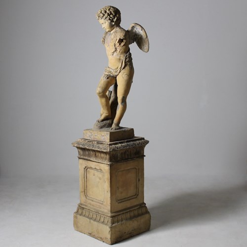 18Th Century Italian Terracotta Figure Of Eros